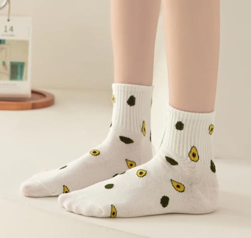 SoxLife Women Calf Length Cute Socks | Fruit Theme Design | Set of 5 - Image 5