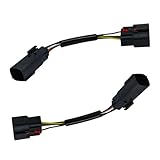 Lanphitus 2Pcs Halogen to LED Taillight Wiring Conversion Harness Converter Kit for Chevrolet Silverado 2500HD 3500HD 2024 2025 Compatible with Alpharex LUXX Series Taillights