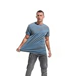 VEIISAR Men's Crew Neck T Shirt - Fitted Elastic Tees Fresh Print Tshirts - Pattern & Color 20+ - Image 4