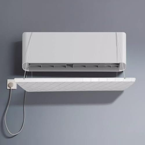 Generico Bandeja de drenaje de condensado universal AC con tubo de drenaje, kit de instalación para aire acondicionado interior y exterior