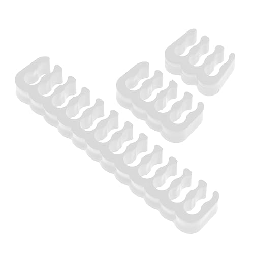 Gadpiparty 48 piezas Pin Pc Power Cable Manager organizador de cables de escritorio con clip comb clamp para cables Snakeskin miniatura 5