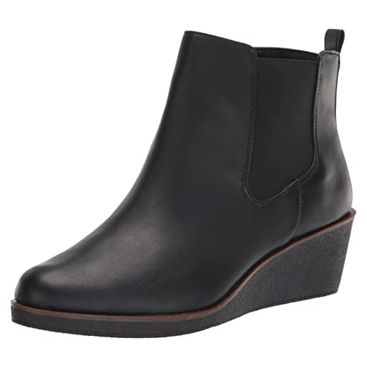 Aerosoles Women's Brandi Ankle Boot, Black PU, 7.5