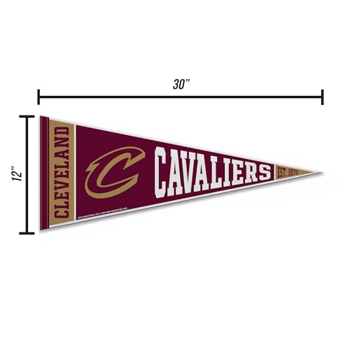 Image of Rico Industries NBA Basketball 12 inch x 30 inch Felt Wall Decor Pennant - Great for Home /Bed Room /Man Cave Decor