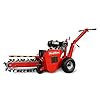 MechMaxx 420cc 15HP E-Start Gas Powered Cable Ditching Trencher, 24'' Trench Depth, 27pcs Carbide Alloy High-Pressure Teeths, TCR1500 (Red)