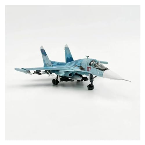 Modelo Su34 Sukhoi avión militar de metal para regalar a aficionados 6