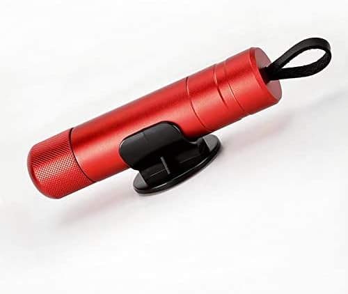 ACEBON Car Emergency Escape Tool, Window Breaker and Seat Belt Cutter Hammer 2022 (Red)