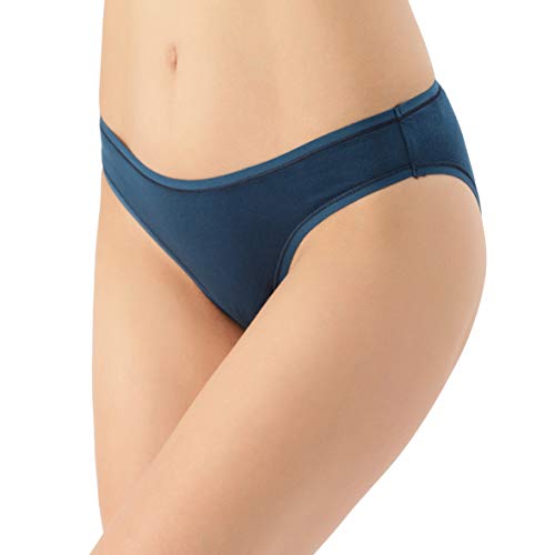 Image of Amante Solid Low Rise Cotton Bikini Panty Pack(Pack of 3)