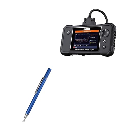 BoxWave Stylus Pen Compatible with Ancel FX2000 (4 in) - FineTouch Capacitive Stylus, Super Precise Stylus Pen - Lunar Blue