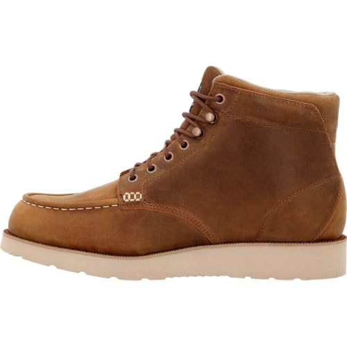 Image of ROCKY MonoCrepe Wedge 6 inch Composite Toe Work Boot, Crazy Horse, Size 14(M)