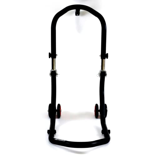 Surewheels Motorcycle Adjustable Front Triple Tree Headlift Stem Stand Front Wheel Lift Stands For Sport Street Bike Motorcycle- 3521 Alpha Model #TOP3