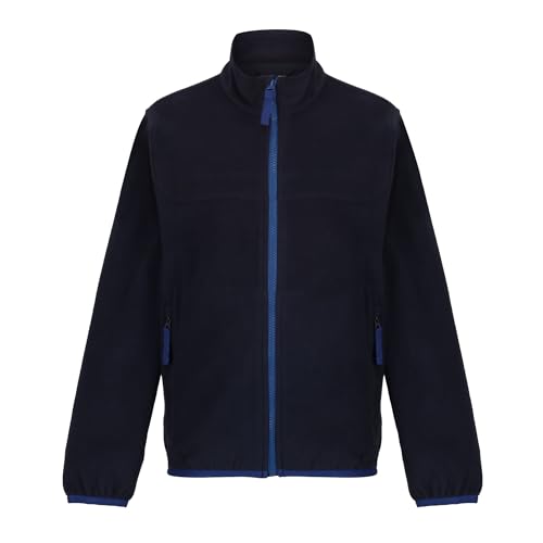 Regatta Professional Boys Full Zip Micro Fleece Jacket, Navy, 9-10 Years EU