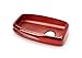 iJDMTOY Chrome Finish Red TPU Key Fob Protective Cover Case Compatible with Lexus is ES GS RC NX RX LX 200 250 350 Remote Key