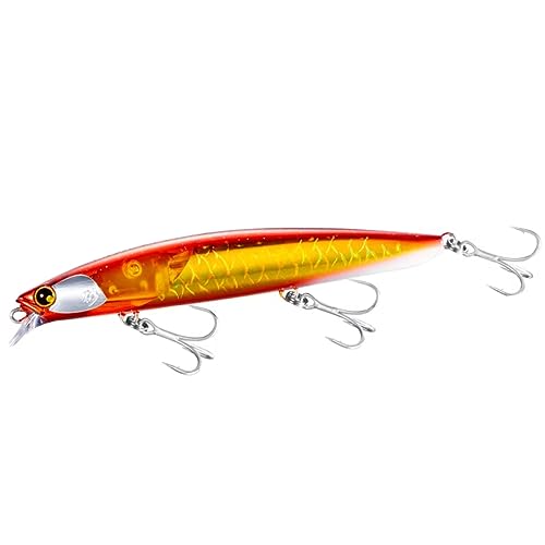 シマノ 熱砂 ヒラメミノーSR 110S XF-210W 006 Aアカキングロー