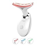 Red Light Therapy Face & Neck Massager – LiftLab 3-in-1 LED Sculptor with Blue & Green Modes – Jawline & Double Chin Tightening, Wrinkle & Spot Care -Improved Battery