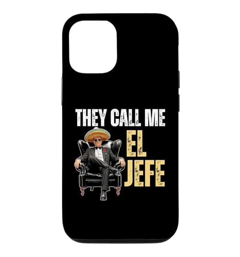 Funny Mexican Boss Design - They Call Me El Jefe �X�}�z�P�[�X iPhone 12/12 Pro �p