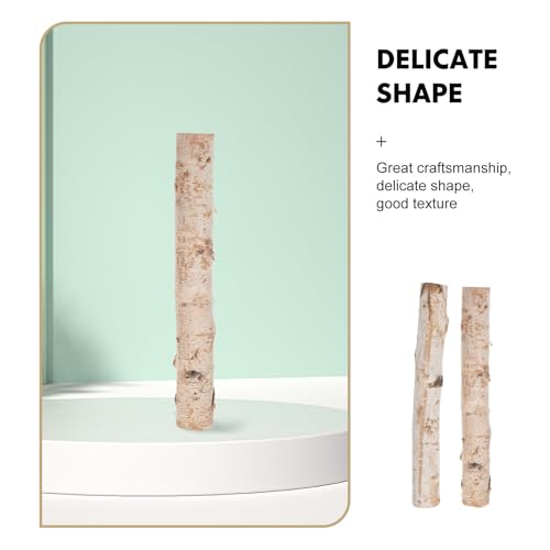 Madera de abedul natural seleccionada para decoración elegante y chimenea de interior 4
