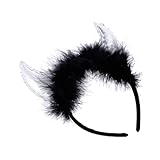 Diadema con cuernos de diablo para mujer: un momento memorable con esta diadema perfecta.