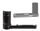 Fotasy X-T30 Hand Grip, Arca Swiss Type Quick Release QR Metal Holder Hand Grip, Aviation Grade Aluminum, Compatible with Fuji XT30 XT20