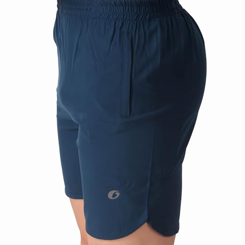 Image of Oysters Men's Regular Fit Elastic Waist Shorts with Zip Pockets