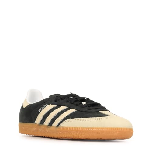 Image of adidas Samba Og W Women's 3-Stripes Retro Contrast 70S Trainers (Black White, US 5)