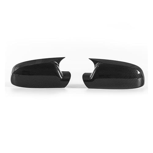 Ԃ̃obN~[nEWO For A3 A4 B8.5 A5 A6 A8 S4 S5 2009-2016 Auto Rearview Mirror Cover Wing Side Cap Car Black Carbon(Carbon Striation