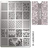 31" LACE LOVE 2" Nail Stamping plate