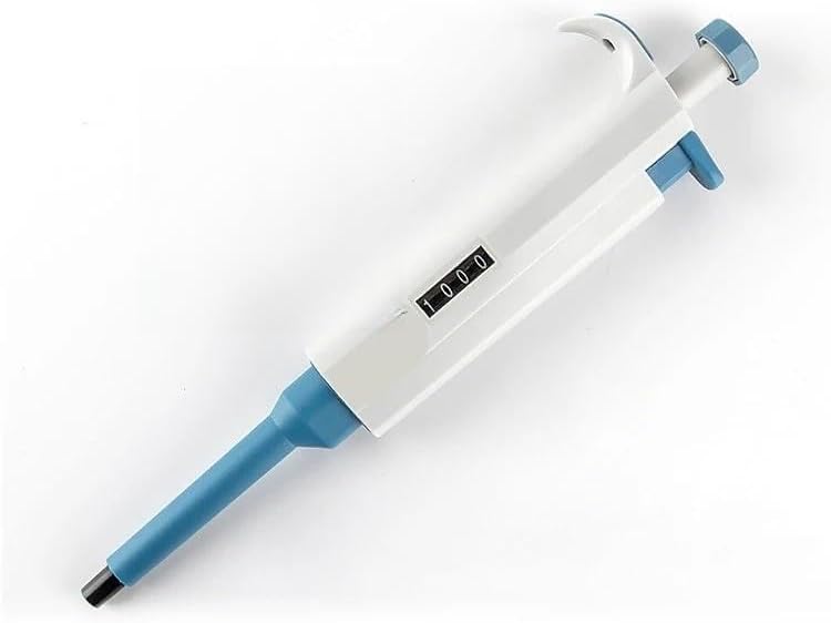 Lab Pipettors, Laboratory Pipette Adjustable Single Channel Digital Micropipette with Pipettor Tips(Black)