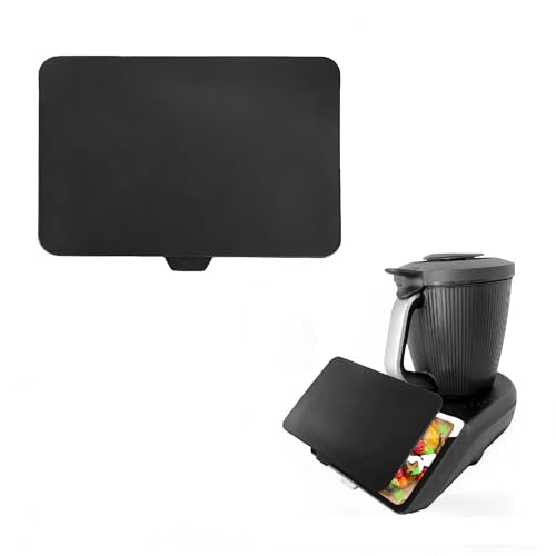 Dasellfa Protector Pantalla Silicona Compatible con Thermomix Tm7, Antiroturas y Arañazos, Antihuellas, Antiarañazos, Funda Protectora Duradera, Adecuado para Accesorios Thermomix Tm7, Negro