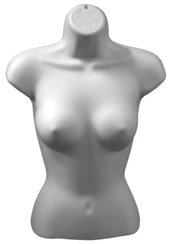 Plastic Mannequins White Female Torso Form