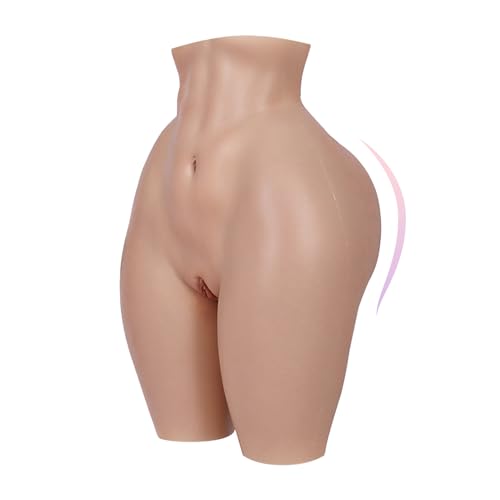 Fake Vagina Pants, Artificial Sissy Pussy Panty, Silicone Hip Enhancer and Butt Lifter for Crossdressers Transgender