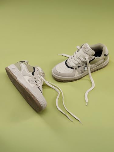 Image of The Souled Store Urban Blaze: Women and Girls Colorblocked Lace Up Low Top Stylish Sneakers with Flexibility & Comfort