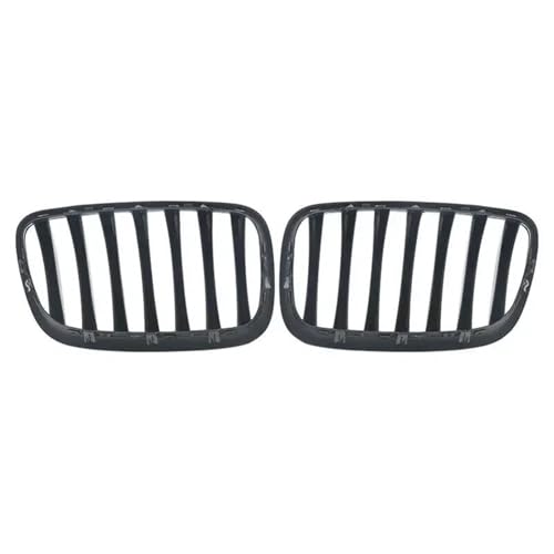 Parrillas delanteras de riñón con acabado negro brillante para modelos E70 y E71 4