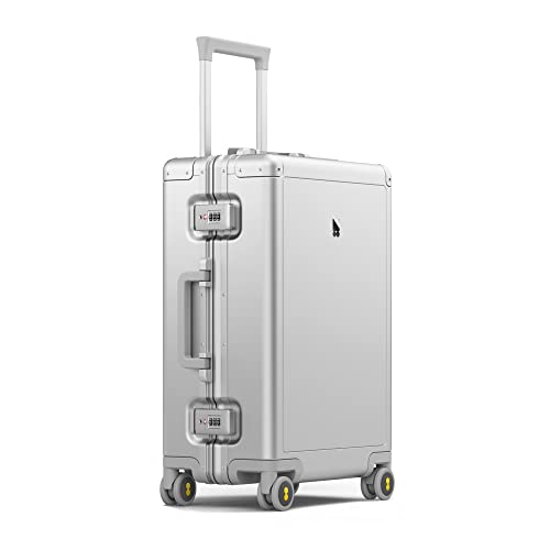 LEVEL8 Aluminum Luggage 56cm 35.5L Carry on Suitcase