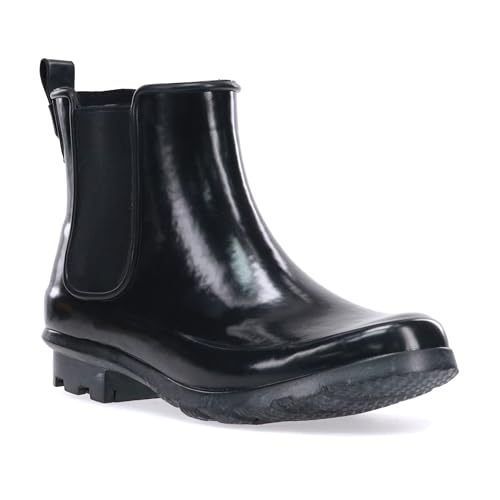 Image of Western Chief Women's Waterproof Pull-On Chelsea Rain Boot with Fun Prints | Ladies slip-on ankle boots with rubber sole, cushioned EVA insole, built for wet days and styled for any occasion