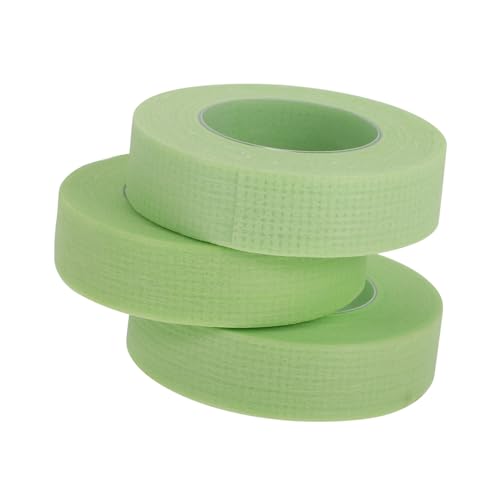Baluue 3pcs Lash Extension Adhesive Tapes Eyelash Isolation Tape for Grafting Breathable Low-Irritation Green Pink for Beauty Makeup