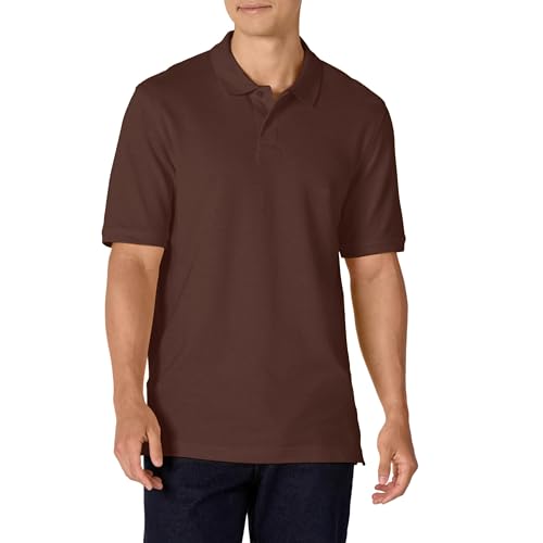 Image of Amazon Essentials Men's Regular-Fit Short Sleeve Cotton Pique Polo Shirt (Available in Big & Tall)