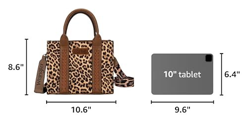Image of Wrangler Tote Bag for Women Designer Satchel Handbags Top-handle Purses with Strap
