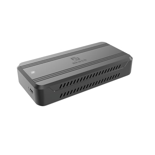 Boîtier M.2 NVMe USB4 40 Gbps Akasa en aluminium avec ventilateur PWM
