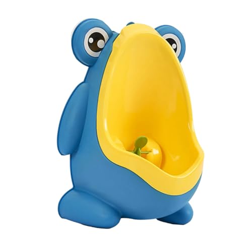 GARVALON シー男の子用トイレトレーニング 小便斗 カートゥーンデザイン 室内用 壁掛け型 便利な収納スペース 芸術的な風車機能付き 素材使用