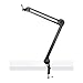 Knox Gear Professional Microphone Stand for Yeti and Snowball Microphones (Black, Steel, Basic/Functional, 5/8-inch Thread, Up to 5 lbs, 30-inch Arm)