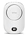 Ventilatore USB LtYioe Mini Ventilatore Portatile con 3 velocità Regolabili, Multifunzionale Ventilatore Personali Batteria Ricaricabile e Display LED per Viaggi Casa Esterno Ufficio(Bianca)
