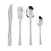 Salter BW06528 24 Piece Bakewell Juego de Cubiertos, Servicio para 6, Espejo de Acabado Polaco, Cocina Dinnerware con Forks, Cuchillos, Cucharada y cucharaditas, Acero Inoxidable