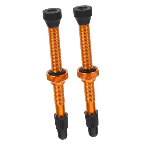SOESFOUFU 2pcs Bike Tubeless Valves Stem French Air Valve Nozzles Durable Aluminum Bike Tubeless Necessities