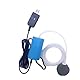 GERUI Luftpumpe Aquarium USB Mini Sauerstoffpumpe Leise Oxygen Pump Energie Sparen Sauerstoff Bubbler mit Luftstein und Single Outlet Silikonschlauch Blau