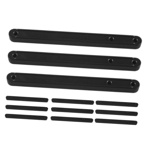 SOLUSTRE 12Pcs Plastic Drawer Slides Bottom Mount Glides for Dresser and Wardrobe and Quiet Operation for Furniture Repair and Replacement