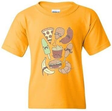 ROU Food with Staches Mustache BeanePod Artworks Art Fu