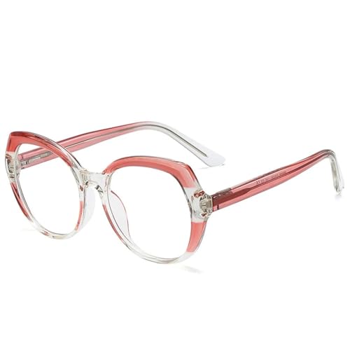 Monture de lunettes rétro ronde transparente colorée pour homme femme avec branche flexible