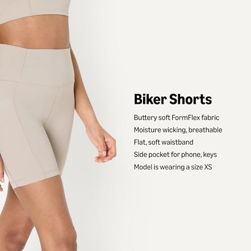 Image of Amazon Essentials Women's Active FormFlex Buttery Soft High Waist Biker Shorts