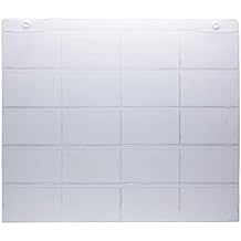 3" x 5" Index Card Holder Sleeve. 5 Rows 4 Cols, 20 Card Slots, 18"x22". Hang in the Office, Classroom and Home. Use for Studying, Self-Learning, Tracking Workflow, Presentations, Organizing