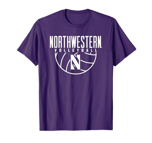 Northwestern University Wildcats Volleyball Arch T-Shirt